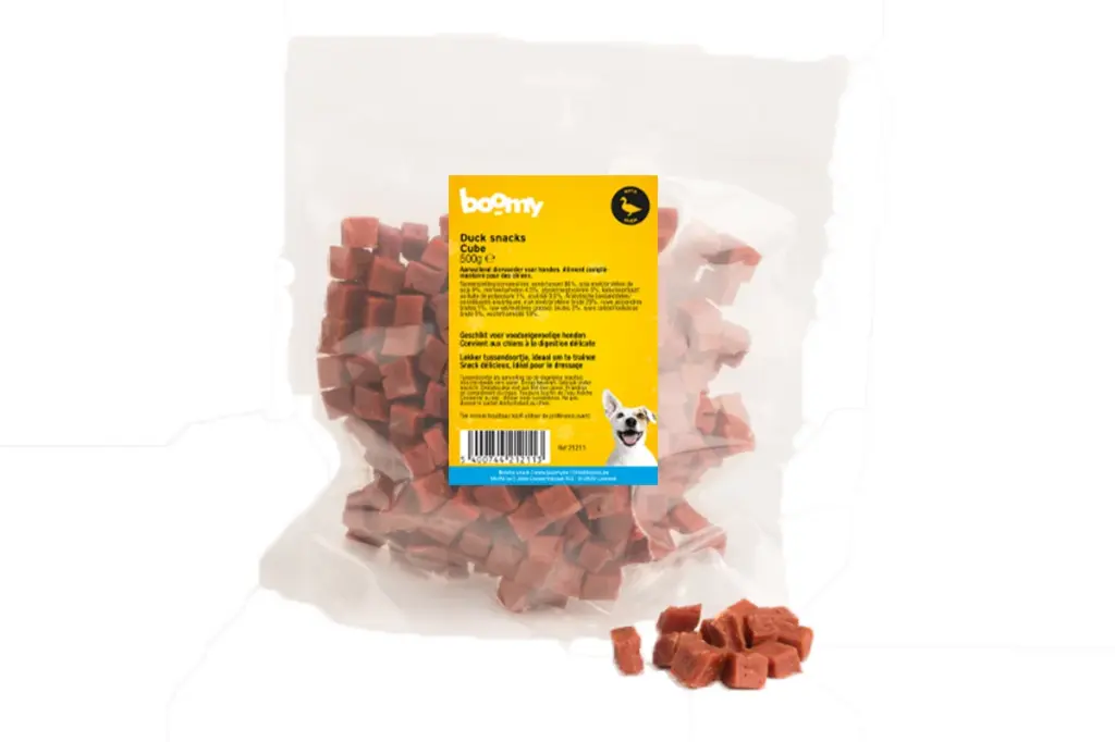 [24110] Boomy Duck snacks cube 500gr