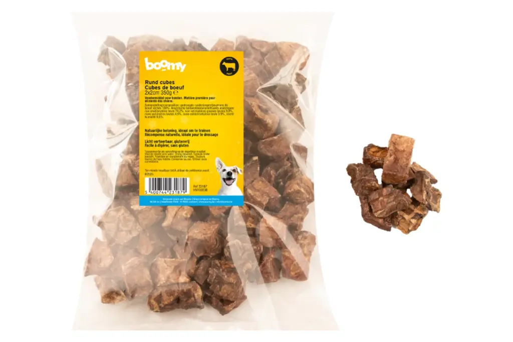 [24137] Boomy Rund cubes 2x2 cm 350 gr  