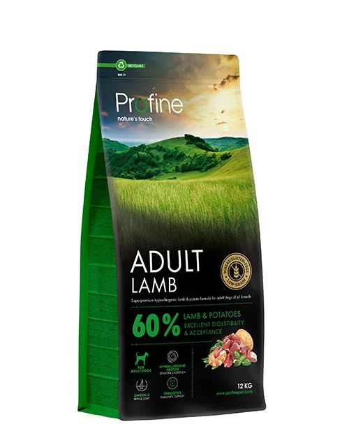 [24082] Profine Dog Dry Adult Lam   (12 kg)