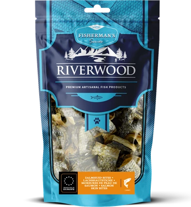 Riverwood Zalmhuid bites 100 gram
