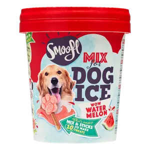 Smoofle hondenijsmix watermeloen